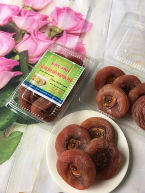 Hồng sấy Dẻo Nguyên trái 500gr ăn vật shop Hà Thủy