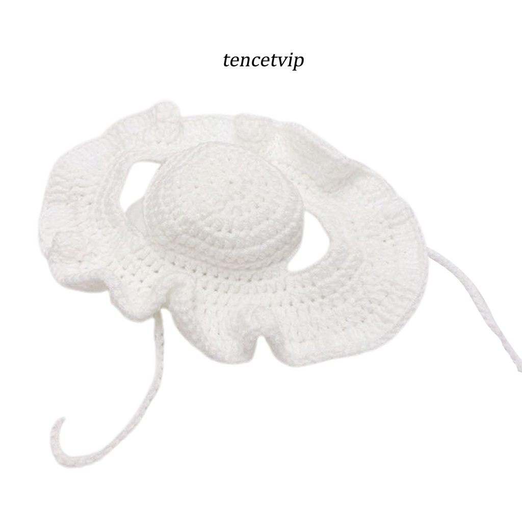 Mũ Dệt Kim Co Giãn Cao Dễ Thương Có Thể Điều Chỉnh Trang Trí Cho Thú Cưng