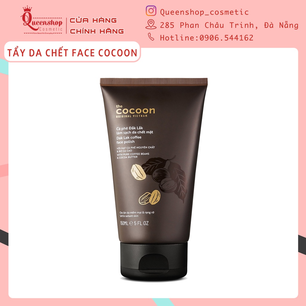 Tẩy Tế Bào Chết Mặt Cà Phê Cocoon 150ml