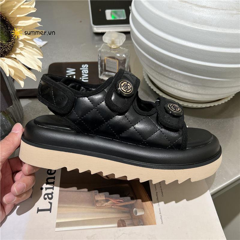 Sandal Thể Thao Đế Dày Phong Cách Thời Trang Mùa Hè Hàng Mới 2022 Dành Cho Nữ