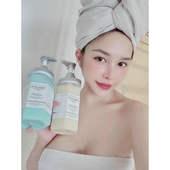 [Mẫu Mới] Bộ dầu gội xả phục hồi tóc Truffle Weilaiya
