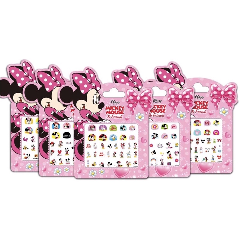 Set Miếng Dán Nhãn Dán Móng Tay 3D Hoạ Tiết Công Chúa DISNEY CHÍNH HÃNG Cho Bé Yêu, Sticker Dán Móng tay Cho Bé Gái