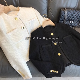 Áo khoác dạ tweed dáng ngắn hàng QCCC