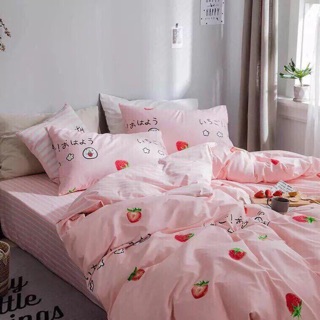 set trái dâu tây hồng