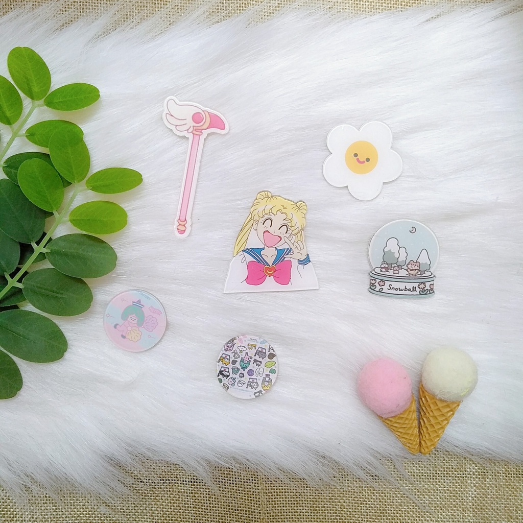Sticker Ghim Cài Balo, Túi Xách ERASHOP 077099 - Nhiều Kiểu, Siêu Rẻ Đẹp, Phụ Kiện Trang Trí Dễ Thương