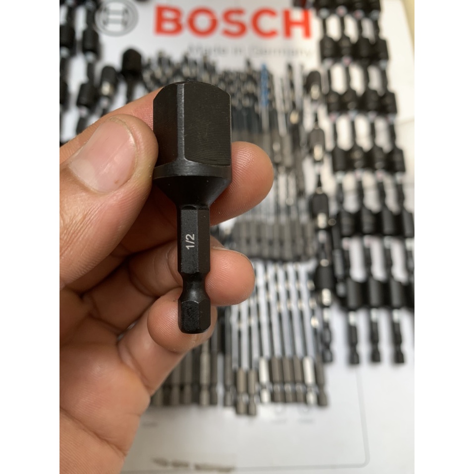 Đầu chuyển Bu lông 1/4 3/8 1/2 Bosch chính hãng