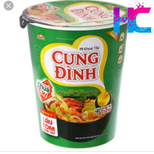 Mì ly Cung Đình lẩu tôm chua cay