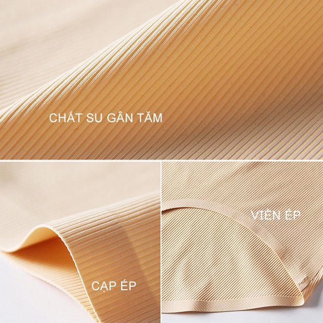 Quần lót nữ su gân tăm Havana kháng khuẩn cạp vừa không đường may, có size lớn FLQ09