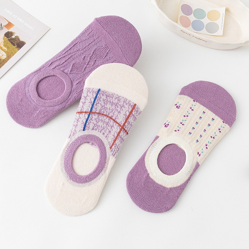 Set 5 Đôi Tất Hài Nữ Hoạ Tiết BaBy