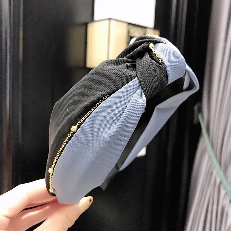 Băng Đô Thắt Nút Hai Màu Thời Trang Dành Cho Nữ