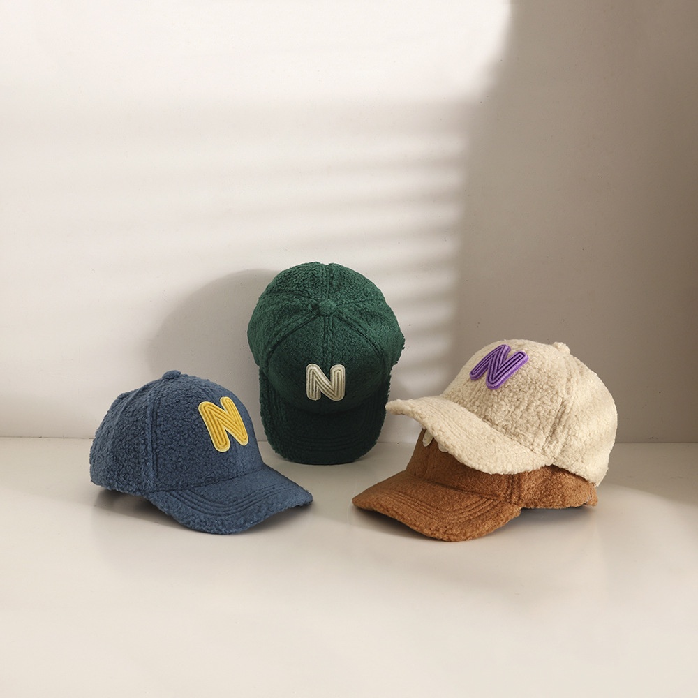 Mũ Lưỡi Trai Màu Sắc Kẹo Ngọt Thêu Chữ Phong Cách Hàn Quốc Cho Bé