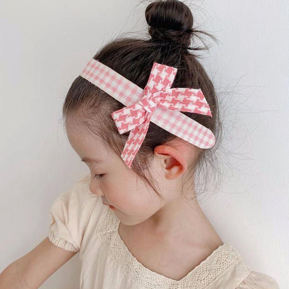 Set 3 Băng Đô Nơ Họa Tiết Chấm Bi Hoạt Hình Xinh Xắn Cho Bé Gái