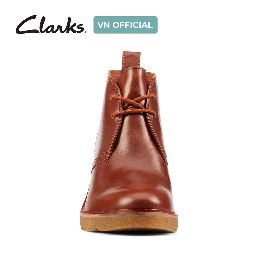Giày Ankle Boot Nữ CLARKS Clarkford DBT Màu Mahogany
