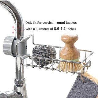 GIÁ TREO INOX GẮN VÒI NƯỚC BỒN RỬA CHÉN ĐA NĂNG 11X17.5