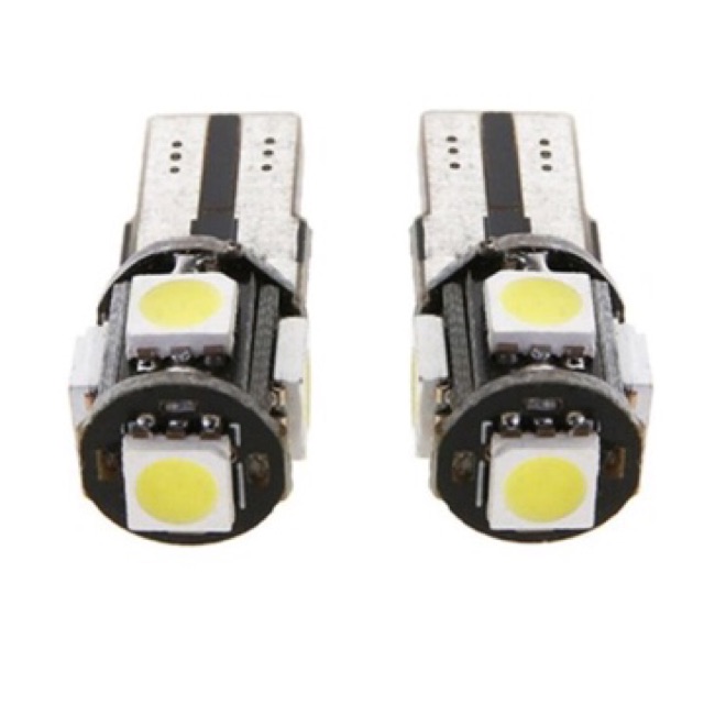 Cặp Đèn Led Demi Chân CắmT10- Đèn Soi Biển Sô Ô Tô