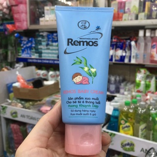 Kem chống muỗi Remos hương khuynh diệp, sả chanh, hương cam tuýp 70g