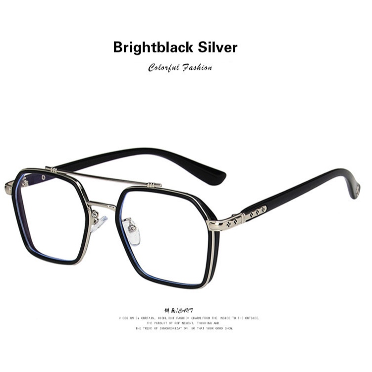 Kính Gọng Đa Giác Chống Ánh Sáng Xanh Thời Trang Cho Nam Nữ