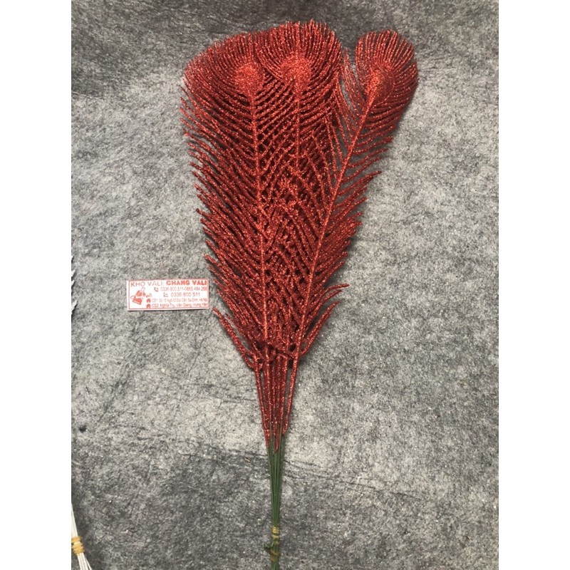 Sỉ lông công dài 40cm làm oản tài lộc,giỏ quà tết hàng loại 1