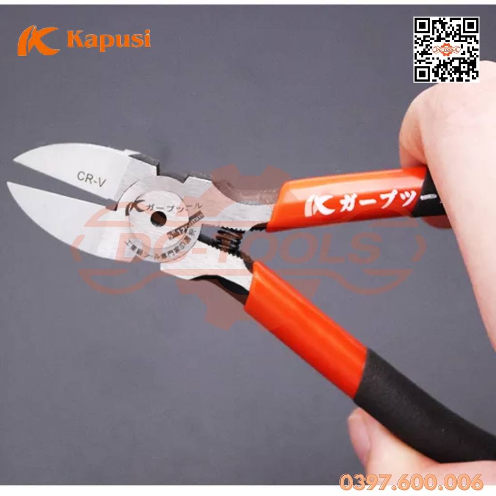 KÌM, KỀM CẮT NGHIÊNG KAPUSI K-8145  (5 INCH VÀ 6 INCH NHẬT BẢN CHÍNH HÃNG DCTOOLS (KHO SỈ)