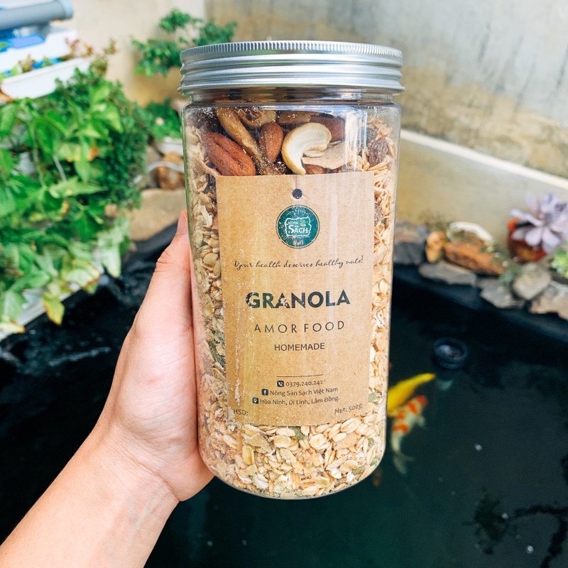 Ngũ Cốc Ăn Kiêng - Yến Mạch Granola Homemade 500g