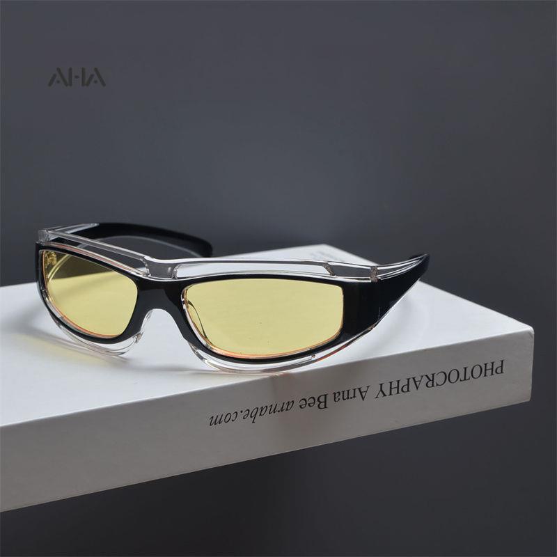 AHA OFFICIAL Kính mát AHA gọng lớn thời trang cho nam nữ