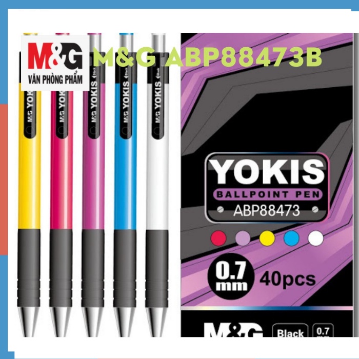 Bút bi MG nét viết 0.7mm màu sắc trẻ trung năng động ABP88402, 88473 sản phẩm bút bi bán chạy toàn cầu