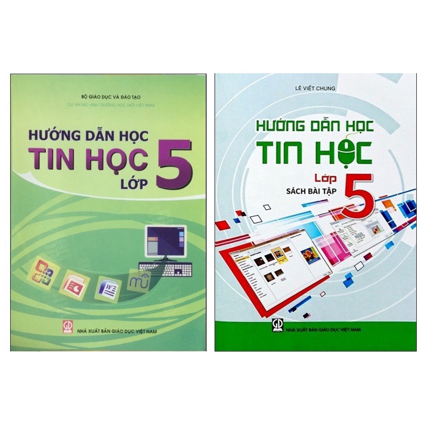 Sách - Combo Hướng dẫn tin học lớp 5