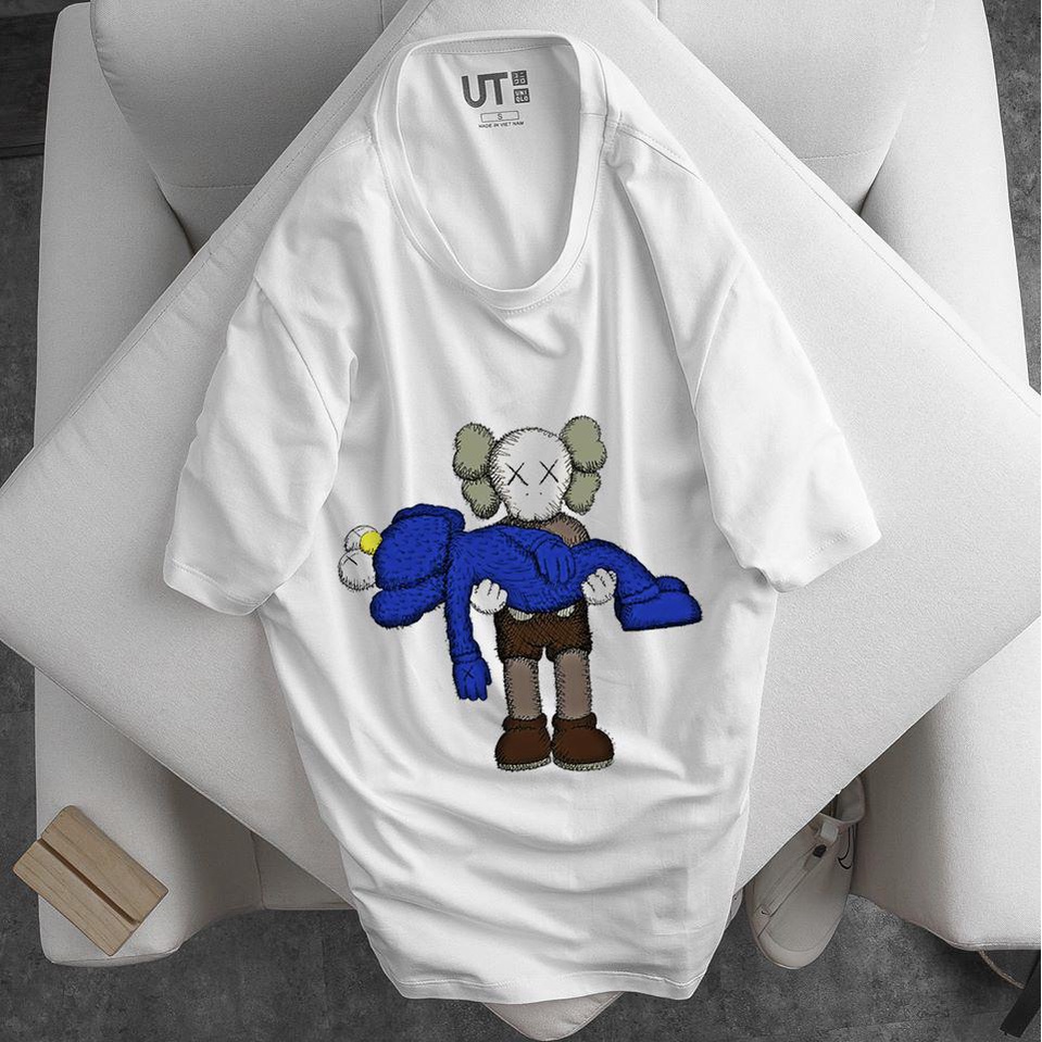 Áo phông kaws nam nữ form rộng tay lỡ unisex, áo thun kaws nam nữ form rộng tay lỡ unisex 100% cotton