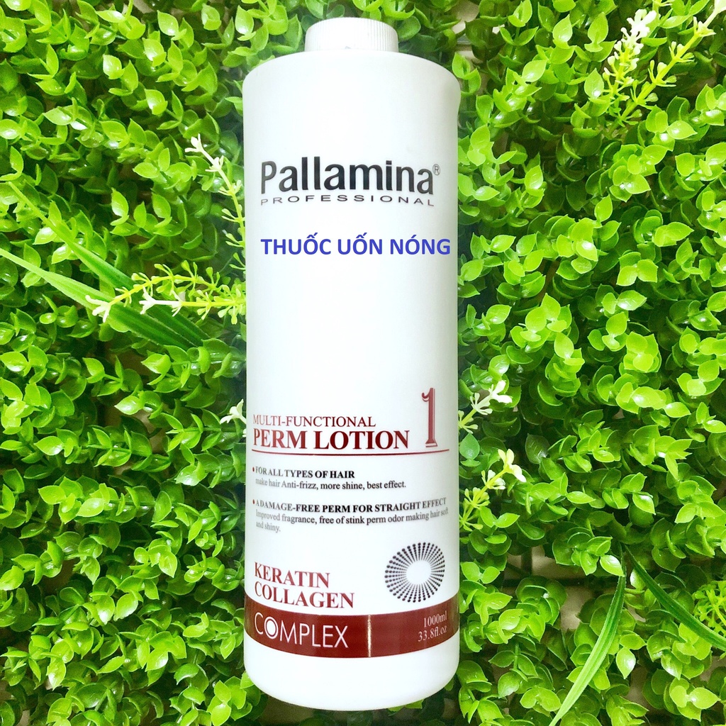 THUỐC UỐN NÓNG CAO CẤP PALLAMINA COLLAGEN KERATIN COMPLEX Ý 1000ML Cặp 1000ml x 2