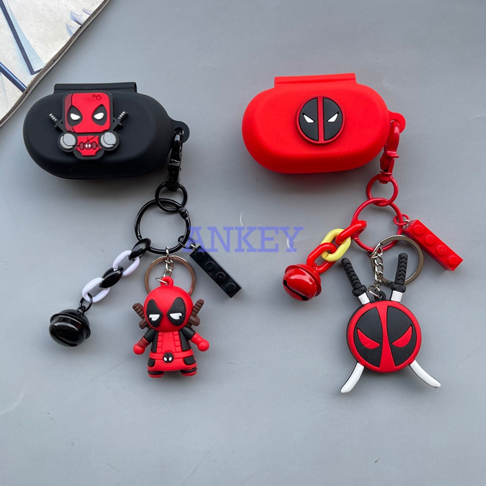 Jabra Elite 7 Pro / Elite 7 Active Vỏ Bảo Vệ Hộp Sạc Tai Nghe Hình Deadpool Hoạt Hình Đáng Yêu