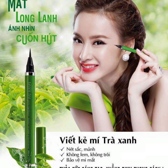 Kẻ mắt nước Mira trà xanh