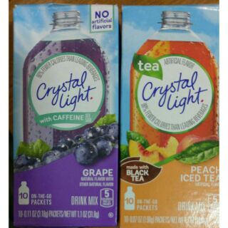 Crystal light 10 gói mix vị