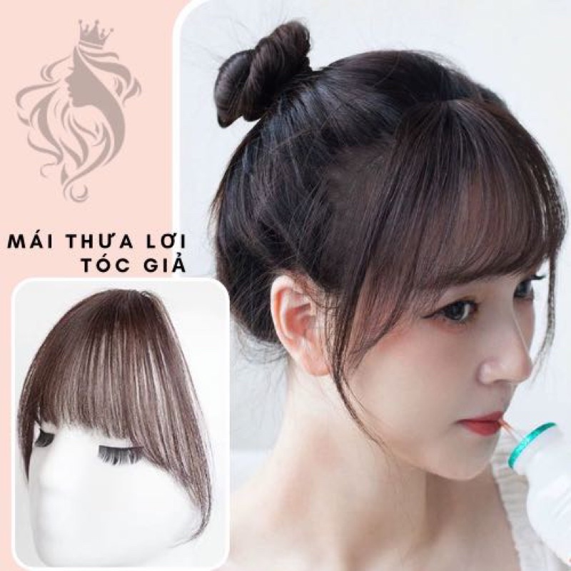 mái thưa lơi tóc giả cao cấp❤️ freeship 50k❤️ tóc mái thưa cao cấp