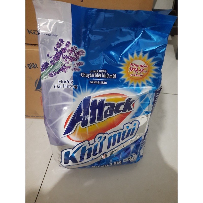 BỘT GIẶT KHỬ MÙI ATTACK