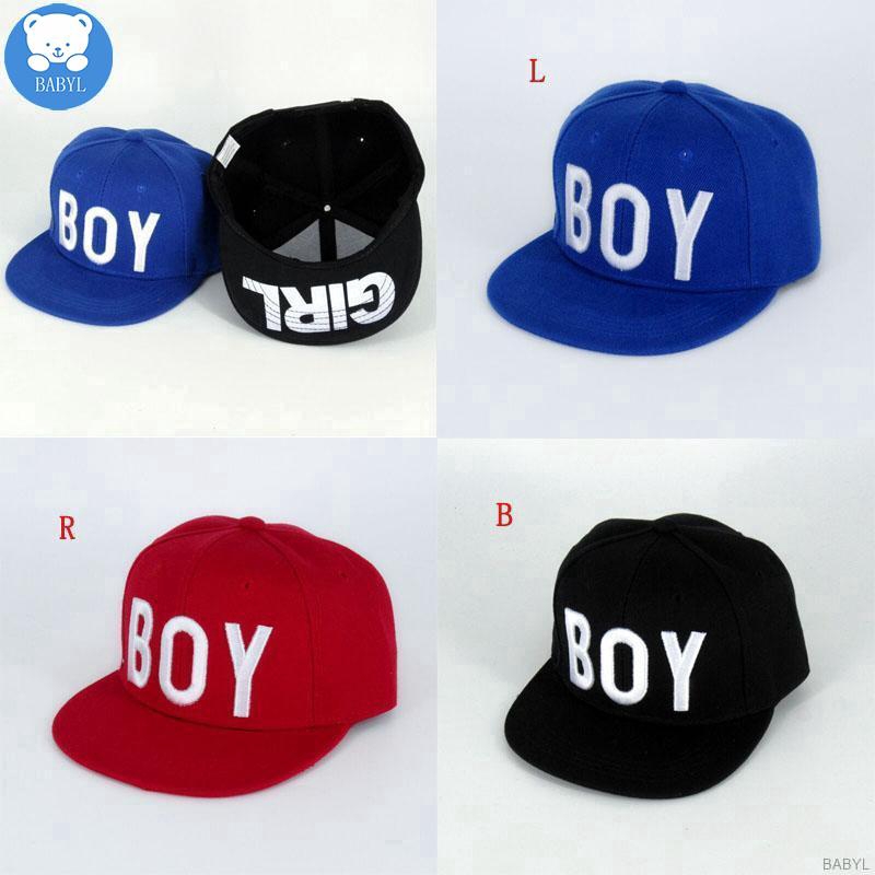 Mũ lưỡi trai thời trang in chữ phong cách hip hop cá tính cho bé