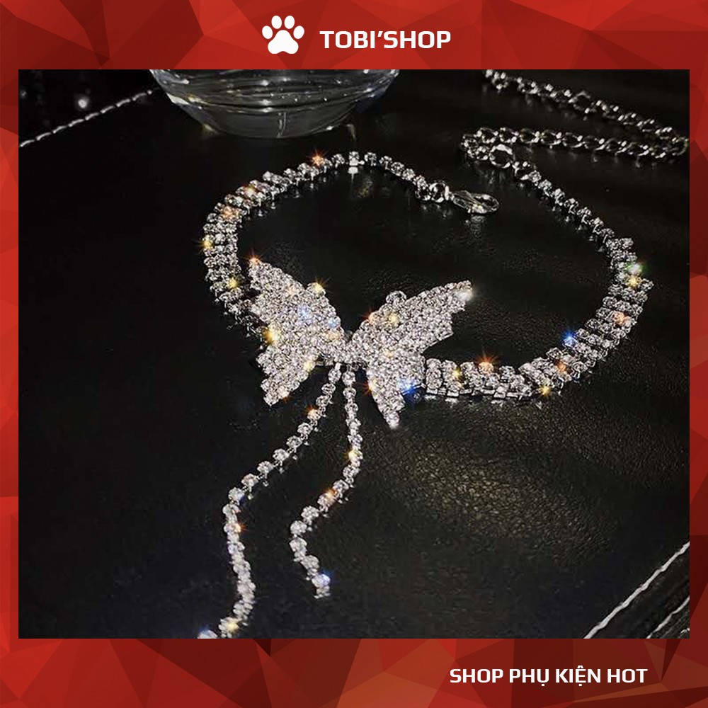 {FREESHIP 50K} Chocker/Vòng cổ cánh bướm đính đá quyến rũ NO SKU 24 - TOBI'SHOP