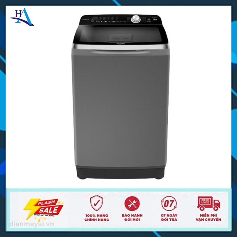 Máy Giặt AQUA 12kg AQW-FR120CT.S (Miễn phí giao tại HCM-ngoài tỉnh liên hệ shop)