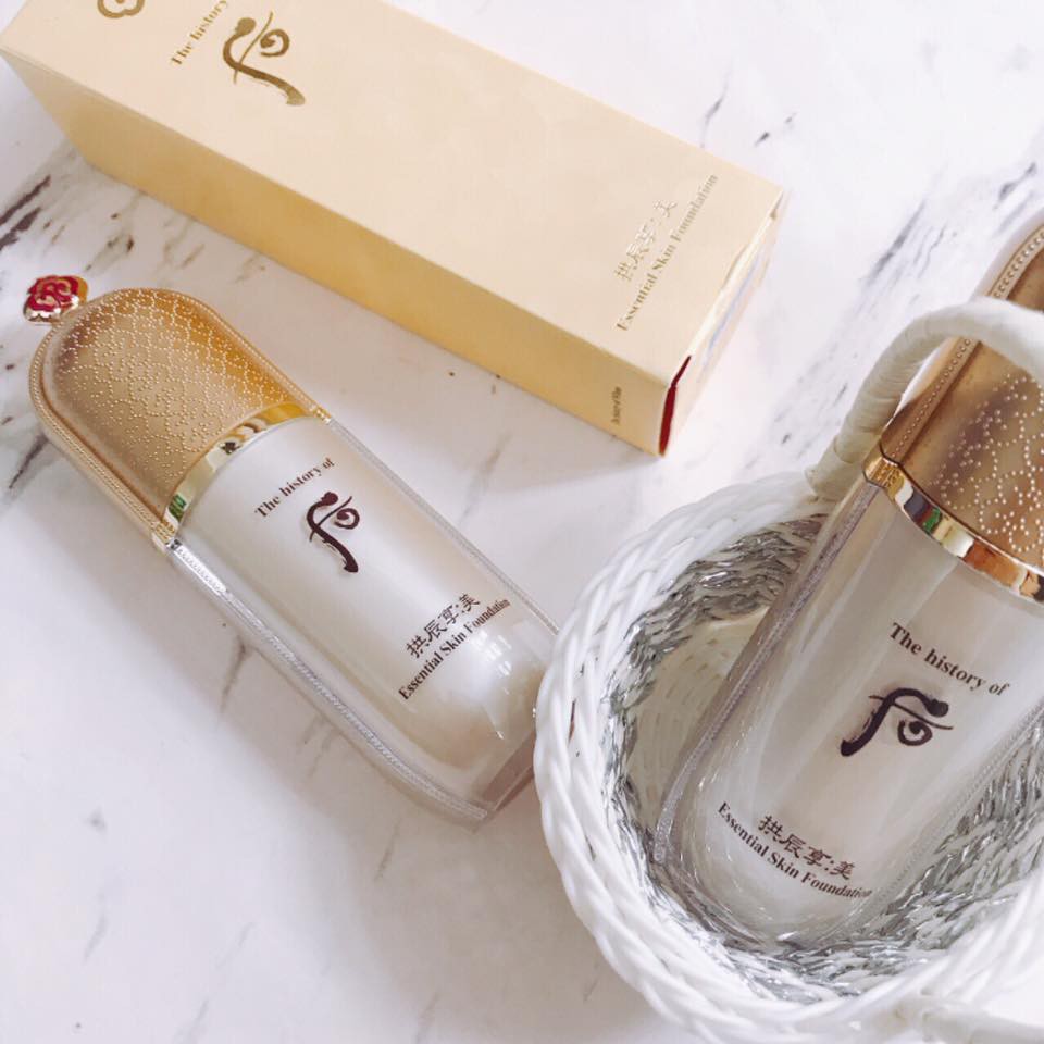 Kem nền che khuyết điểm chống nắng Whoo Gongjinhyang Mi Essential Foundation SPF30/PA++/ Mỹ phẩm OHUI Công ty chính hãng