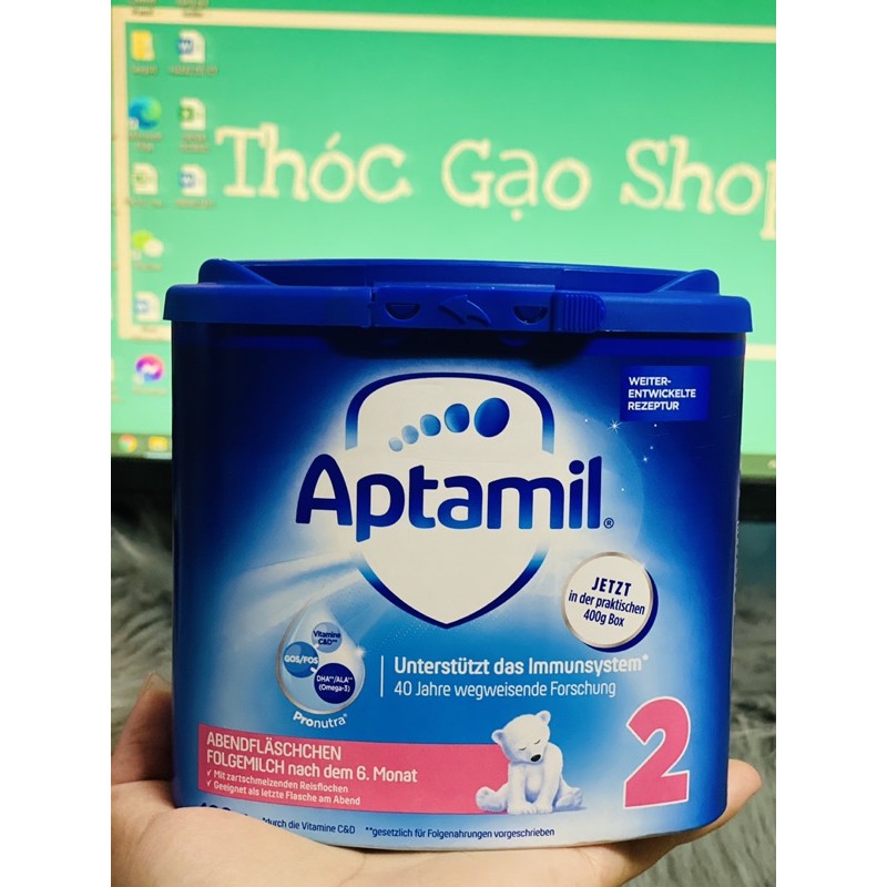 Sữa bột Aptamil Abend (Aptamil đêm) 400gr nội địa Đức (hsd 8/22)