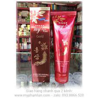SỮA RỬA MẶT NHÂN SÂM ĐỎ HÀN QUỐC MY GOLD