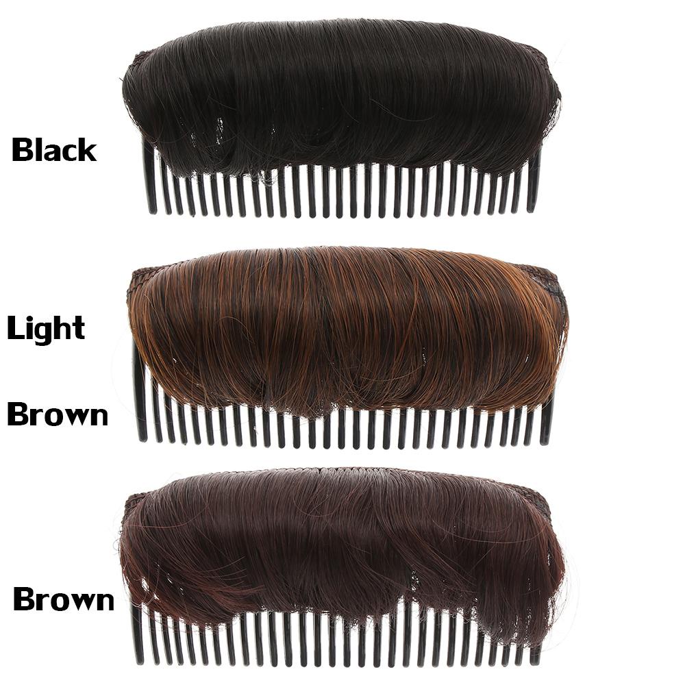 BSUNS Set 1 / 3 Kẹp Tóc Giả Bằng Sợi Tổng Hợp Vô Hình Nhiều Màu Sắc Dành Cho Nối Tóc