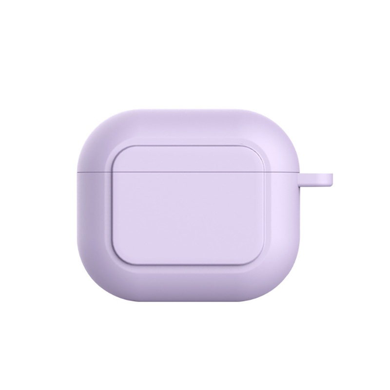 Vỏ Bảo Vệ Hộp Sạc Tai Nghe Apple 3 Bằng Silicon Chống Rơi Chống Sốc Có Móc