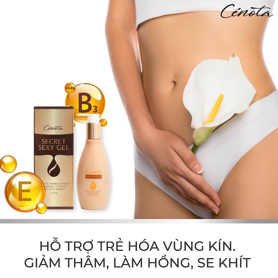 Dung dịch vệ sinh phụ nữ LÀM HỒNG và TRẺ HÓA vùng kín Cenota