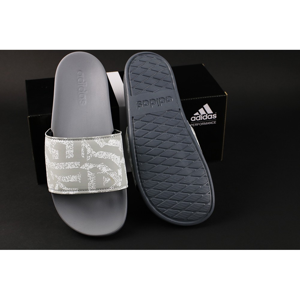 Dép nam Adidas màu xám thời trang nam hàng vnxk