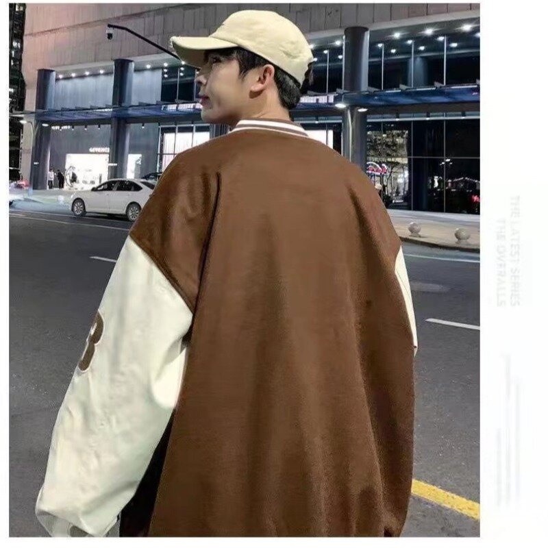 Áo khoác bomber jacket nam nữ phối 3 màu thêu Lucky, chất nỉ bông siêu đẹp TÚI KHÓA