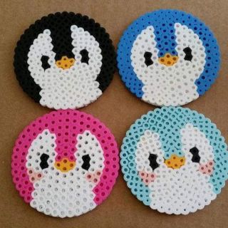 Vòng perler chim cánh cụt 60K - vòng kandi - phụ kiện rave DJ EDM festival raver