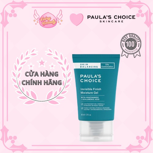 [PAULA'S CHOICE] Gel Dưỡng Ẩm Da Dầu Và Thu Nhỏ Lỗ Chân Lông Skin Balancing Invisible Finish Moisture Gel 60ml (Mã 3400)