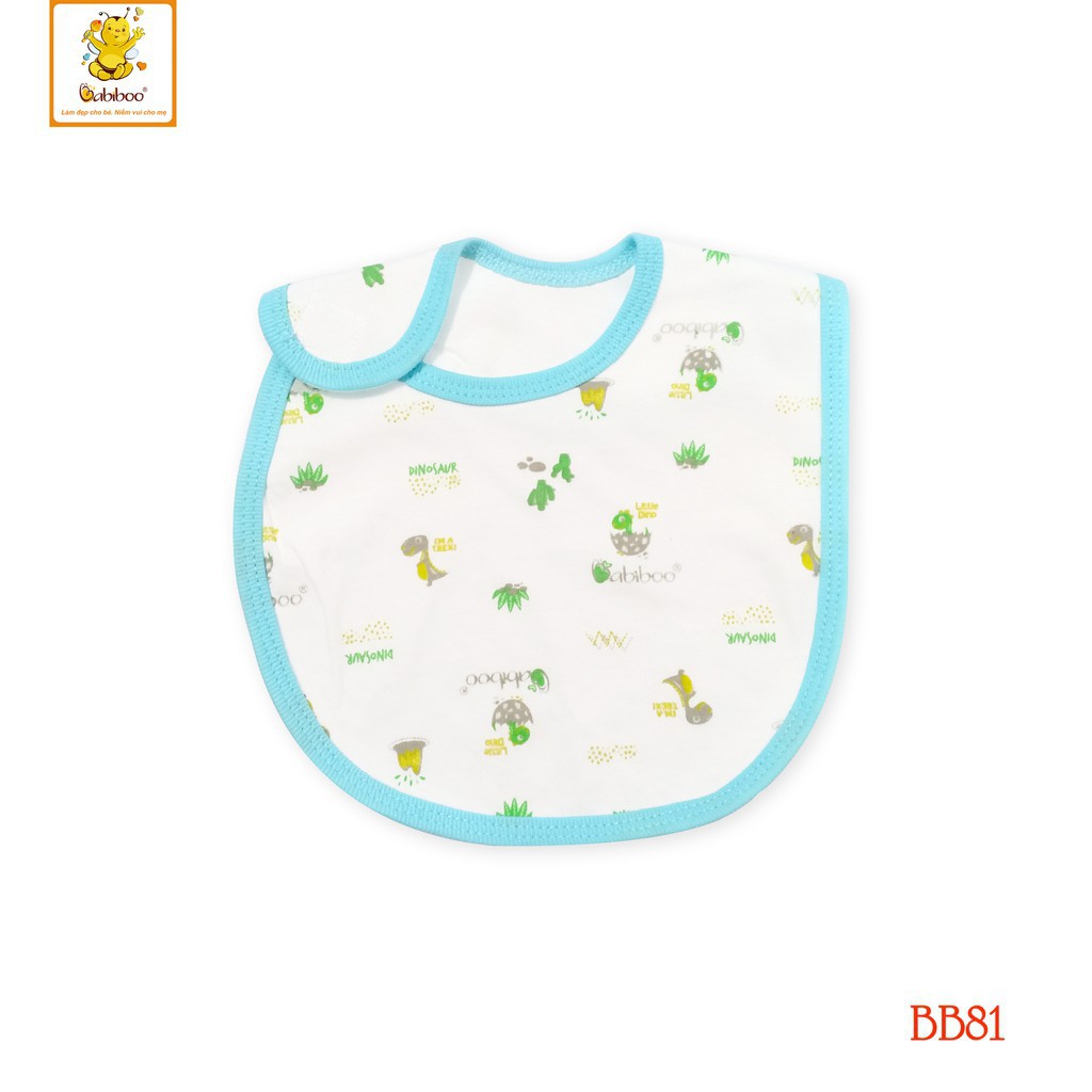 [BB81] Yếm Dán sơ sinh cotton 2 lớp BABIBOO