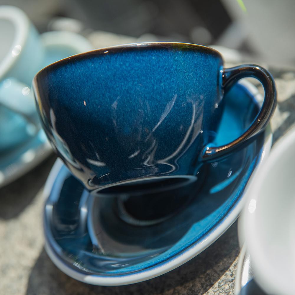 Ly Cà Phê Egg 250ml Cappuccino Cup &amp; Saucer (Màu Potters) - Loveramics
