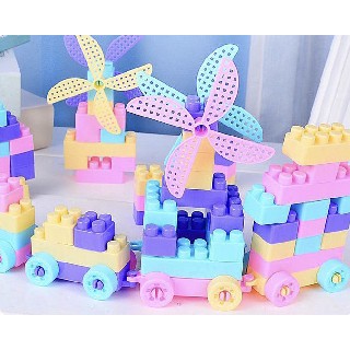 BỘ LẮP GHÉP LOGO MÀU CỰC HOT 80-100PCS CHO BÉ